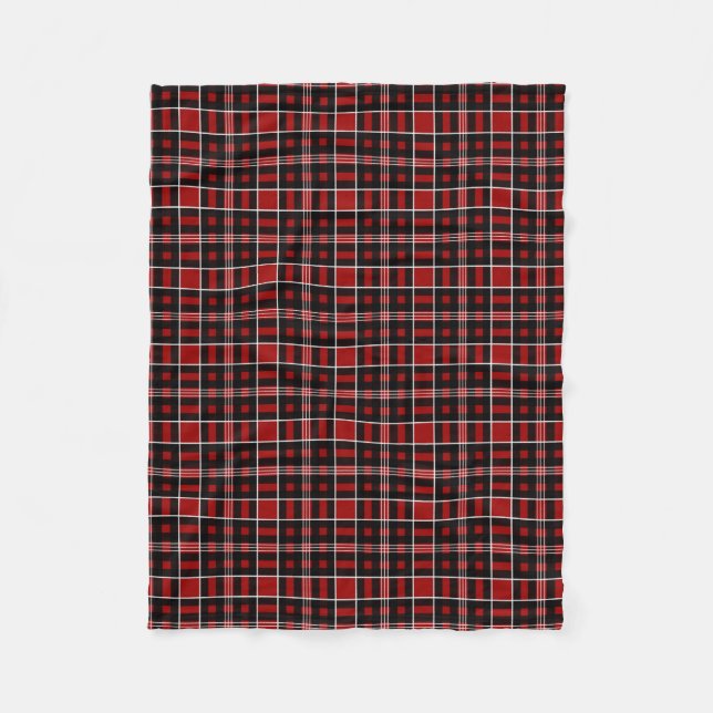 University of the Incarnate Word Tartan Fleecedecke (Vorderseite)
