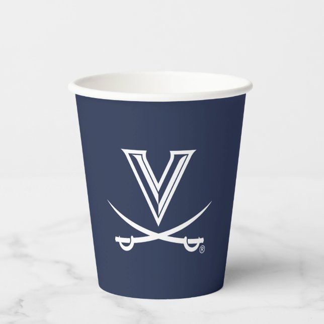 University of Virginia Säbel Pappbecher (Vorderseite)