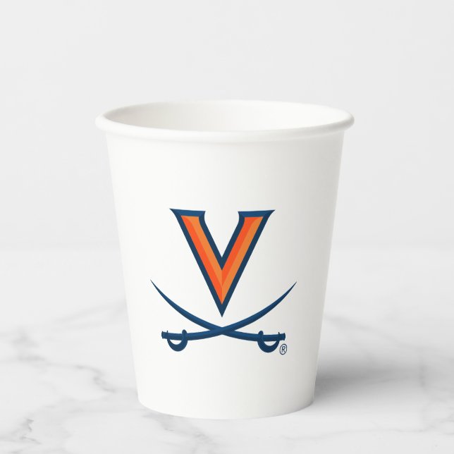 University of Virginia Sabre Pappbecher (Vorderseite)