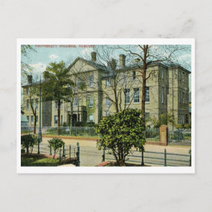 University Uni, Cardiff, England Vintag Postkarte