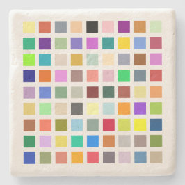 Universum der Farben, der Regenbogen u.v.m. - 81 S Steinuntersetzer