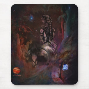 Universum des Schützen Mousepad