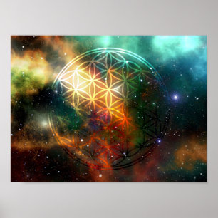 Universum - Die Blume des Lebens - Poster