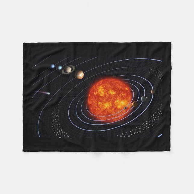 Universum Fleecedecke (Vorderseite (Horizontal))