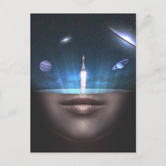 Universum im Geist Postkarte (Vorderseite)