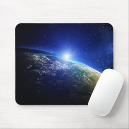 Universum mit Lichtflare Mousepad