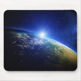 Universum mit Lichtflare Mousepad