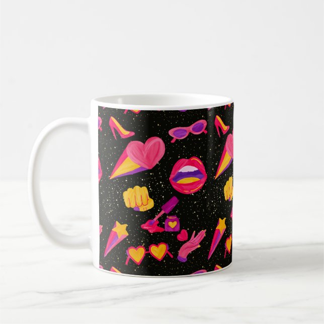 UNIVERSUM PINK KAFFEETASSE (Links)