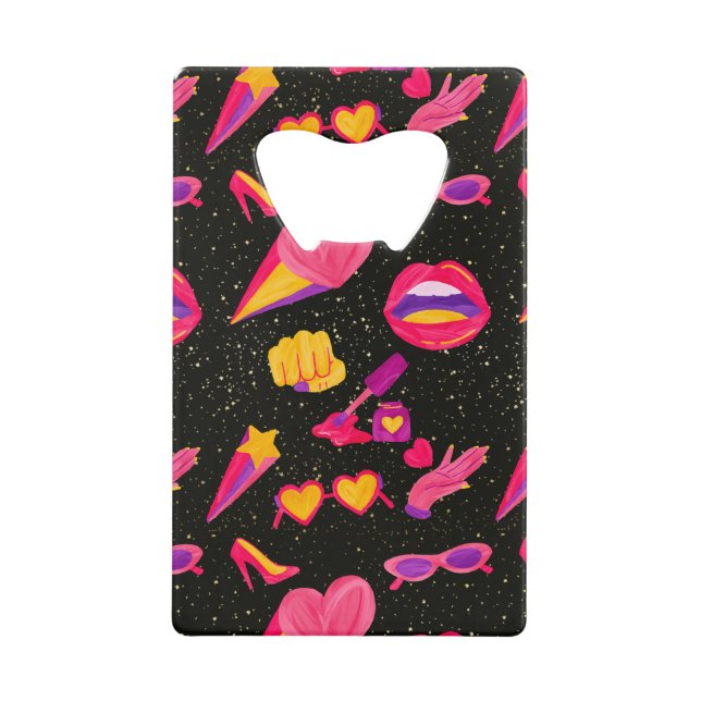 Universum rosa geldbeutel flaschenöffner (Vorderseite)