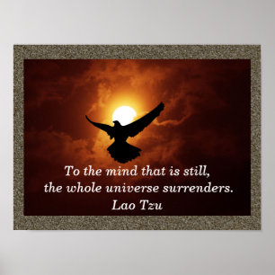 Universum-Übergabe - Kunstdruck Poster