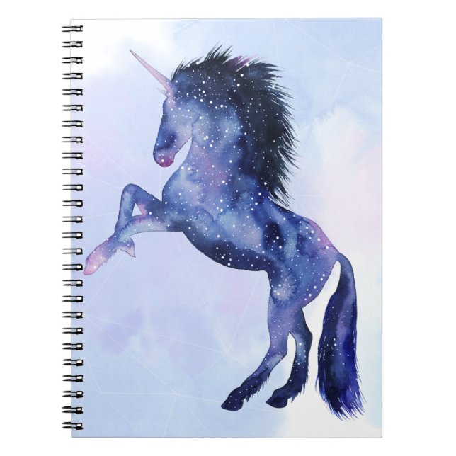 Universum Unicorn - Kosmisch Notizblock (Vorderseite)