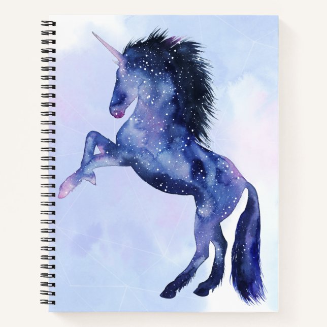 Universum Unicorn - Kosmisch Notizbuch (Vorderseite)