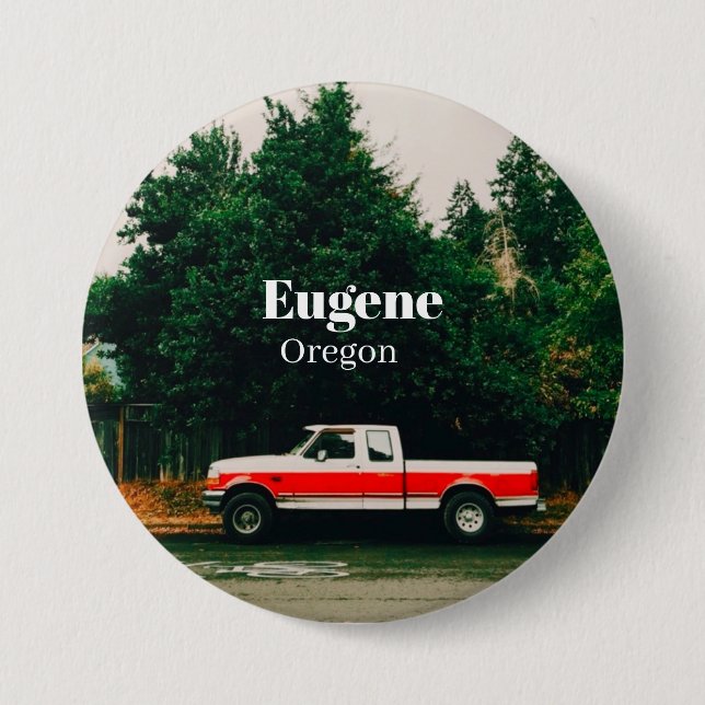Univestadt Eugene - Oregon Button (Vorderseite)