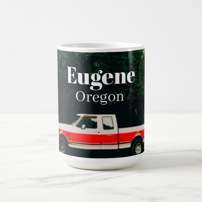 Univestadt Eugene - Oregon Kaffeetasse (Mittel)