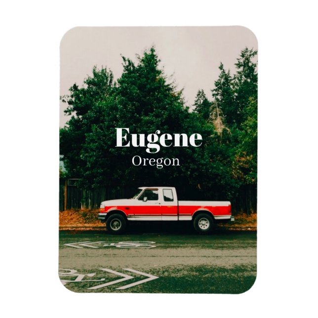 Univestadt Eugene - Oregon Magnet (Vertikal)