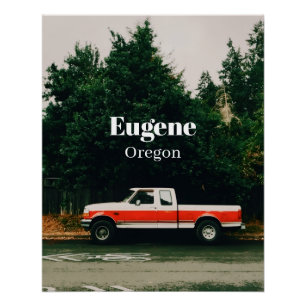 Univestadt Eugene - Oregon Poster