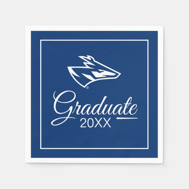 UNK Lopers Graduate Serviette (Vorderseite)