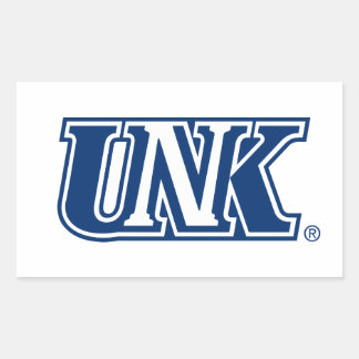 UNK| Universität Nebraska in Kearney Rechteckiger Aufkleber