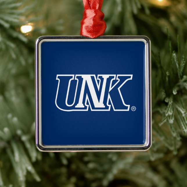 UNK University of Nebraska at Kearney Ornament Aus Metall (Baum)