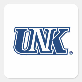 UNK University of Nebraska at Kearney Quadratischer Aufkleber