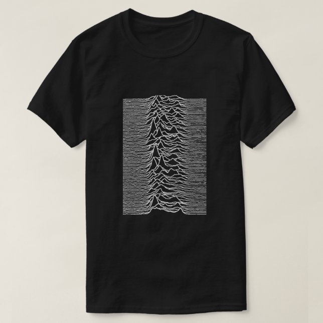 Unknown Pleasures T-Shirt (Design vorne)