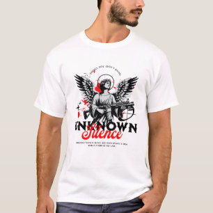Unknown Silence Armed Angel Grafik-T-Shirt T-Shirt