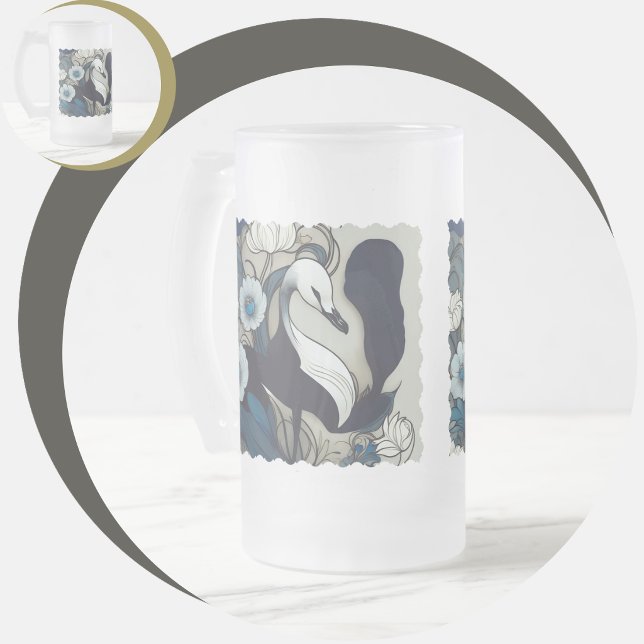Unkompliziert Mattglas Bierglas (Uncomplicated Frosted Glass Beer Mug
)