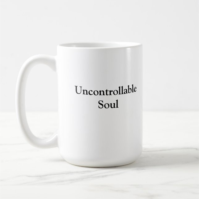 unkontrollierbares Soul Hoodie Kaffeetasse (Links)