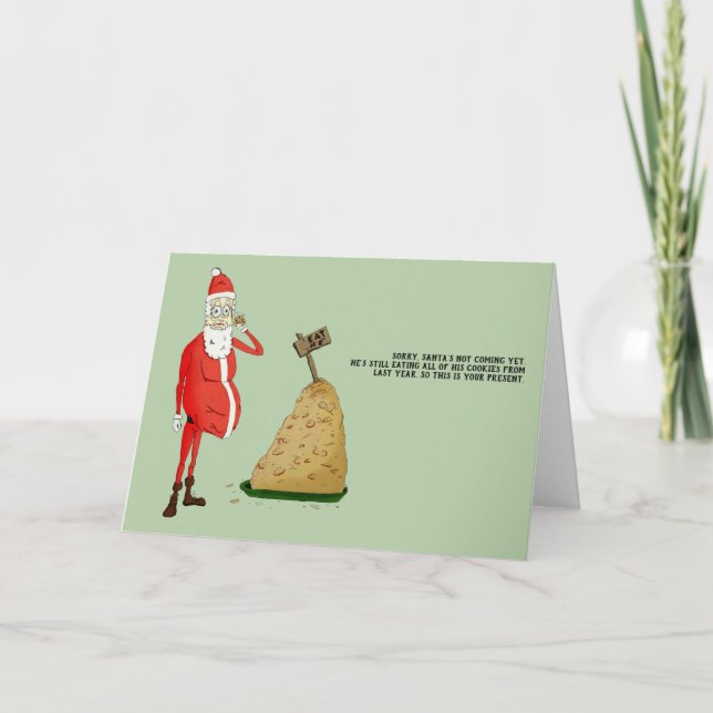 "Unkonventionelle" Weihnachtskarte Feiertagskarte (Vorderseite)