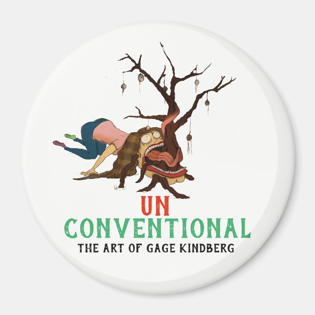 "UNkonventionelle" Weihnachtsmagnete Magnet (Vorne)