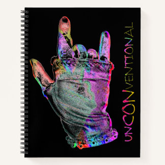 Unkonventionelles Rock Spiral Notebook Notizbuch