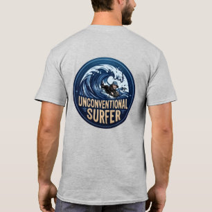 Unkonventionelles Surfer Mat Surfer Logo T-Shirt