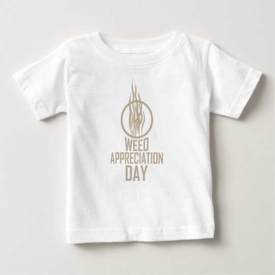 Unkraut-Anerkennungs-Tag Baby T-shirt