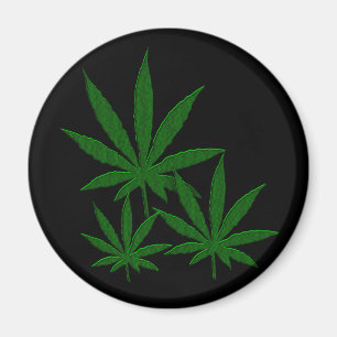 Unkraut-Blatt Magnet