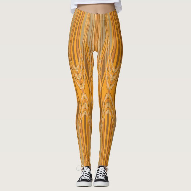 Unkraut im Herbst Leggings (Vorderseite)