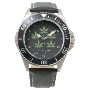 Unkraut Rauch Natur Floral Blume Armbanduhr