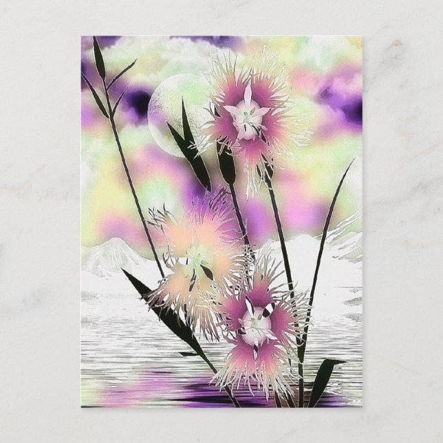 Unkraut und Natur Kunst und Kultur Postkarte (Vorderseite)