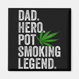 Unkraut-Vater-Shirt Lustiges Stoner-Weihnachts-T-R Magnet