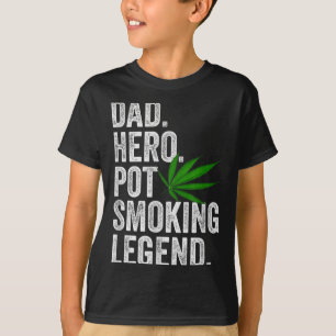 Unkraut-Vater-Shirt Lustiges Stoner-Weihnachts-T S T-Shirt