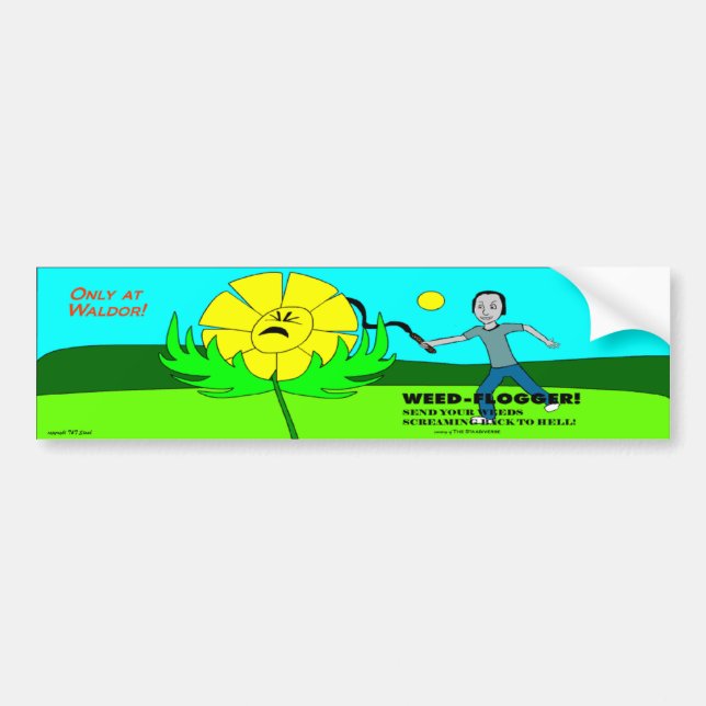 Unkraut-Züchtiger-Autoaufkleber! Autoaufkleber (Vorne)