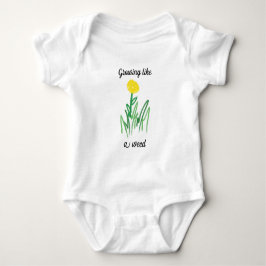 Unkrautwuchs Baby Strampler
