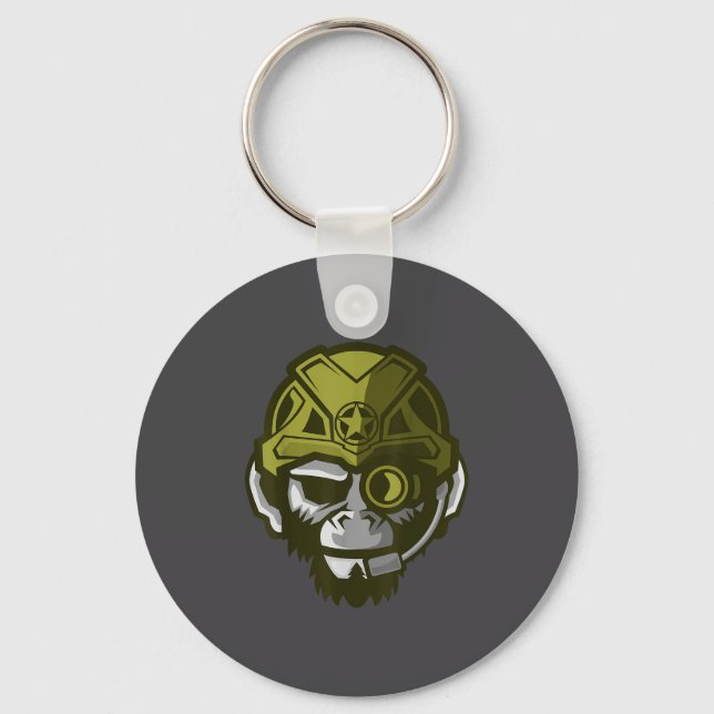 Unleahe Gorilla Body Building Motivation Gym Gift  Schlüsselanhänger (Vorderseite)