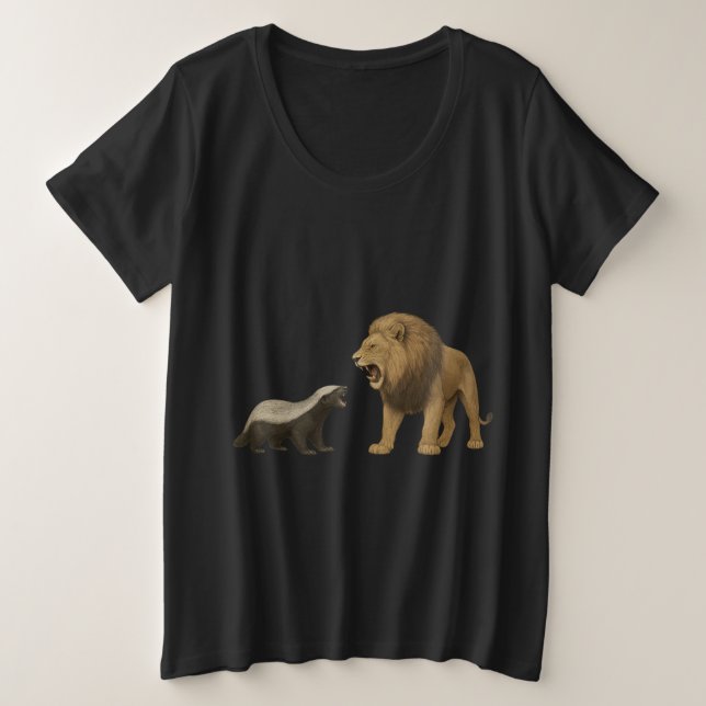 Unleash your anger große größe T-Shirt (Design vorne)