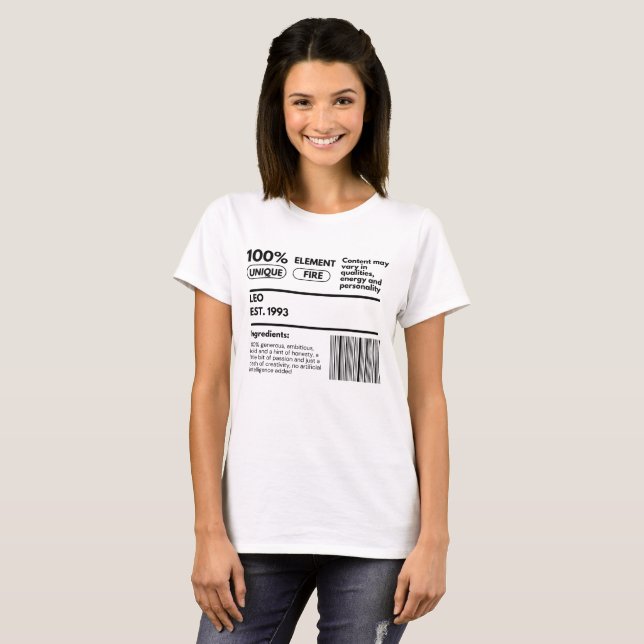 Unleash Your Leo Spirit! 🌟 T-Shirt (Vorne ganz)