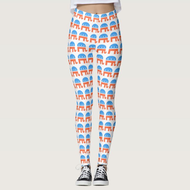 Unleash Your Patriotism: Stunning Leggings for Tru (Vorderseite)