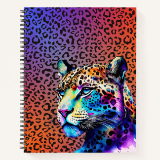 Unleash Your Wild Side – Leopard Print Notebook Notizbuch