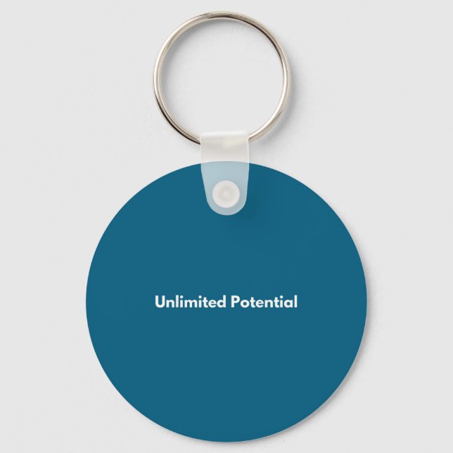 Unlimited Tential Insrational Motivational Everyda Schlüsselanhänger (Vorderseite)