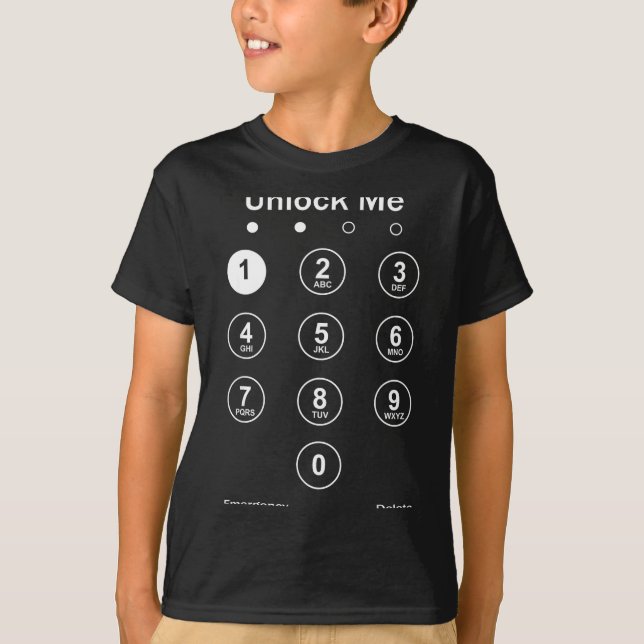 Unlock Me Phone Pcode Funny Gaming Christmas Gift  T-Shirt (Vorderseite)