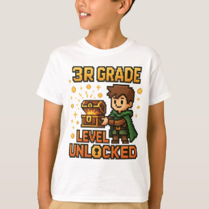 Unlocks T - Shirt der dritten Stufe - Pixel Adv
