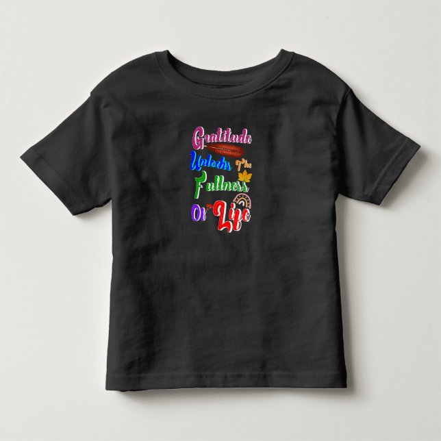 Unlocks The Fullness of Life Kleinkind T-shirt (Vorderseite)